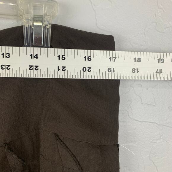 Etcetera 100% Silk Skirt Womens Size 14 Brown Fairy Wimsygoth - Picture 6 of 10